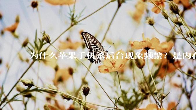为什么苹果手机杀后台现象频繁？是内存不够、后台管理严格还是其他原因呢？