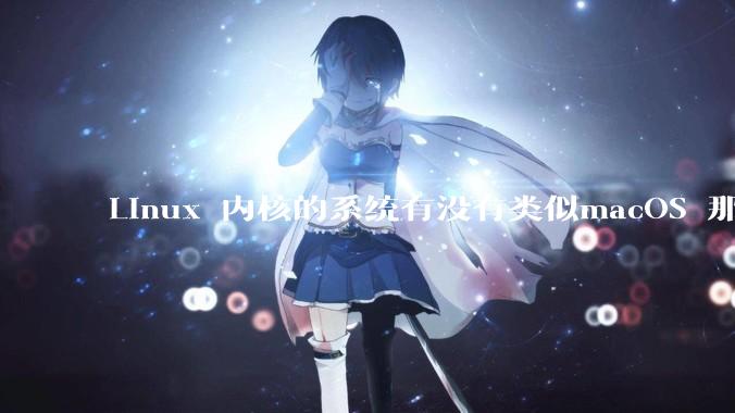 Linux 内核的系统有没有类似macOS 那样漂亮流畅的桌面环境的发行版本?